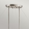 Lampa wisząca Silver Coral - 4 źródła światła Klasyczny pewter koralowy metalowy wzór okrągła nowoczesna organiczny design KL-SILVER-CORAL-ISLE KICHLER